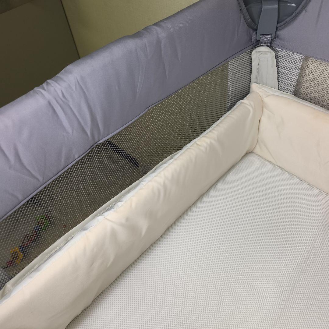 上位モデル Apricaベビーベッド ココネルエアー グレーベアー1