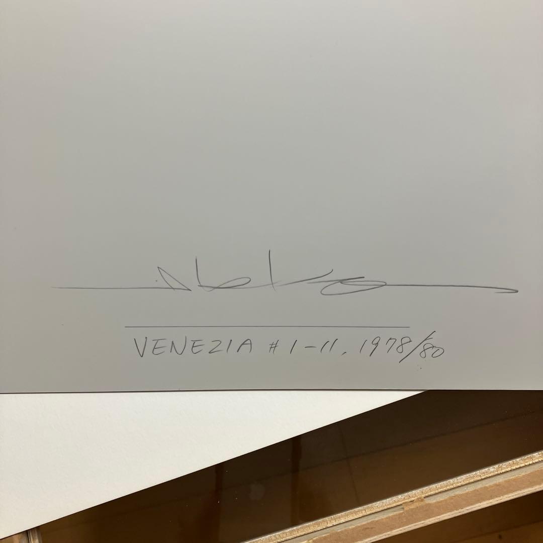 奈良原一高オリジナル写真　魅惑のヴェネチア　作品ノートno.26 光のクリスタル