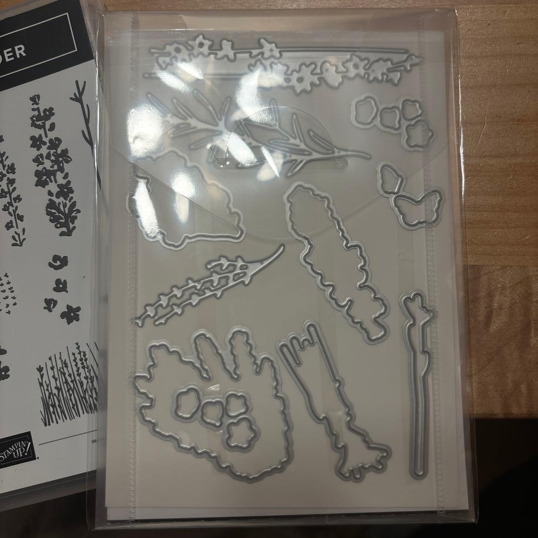 １点限り♡スタンピンアップ　新作ラベンダースタンプ&ダイ