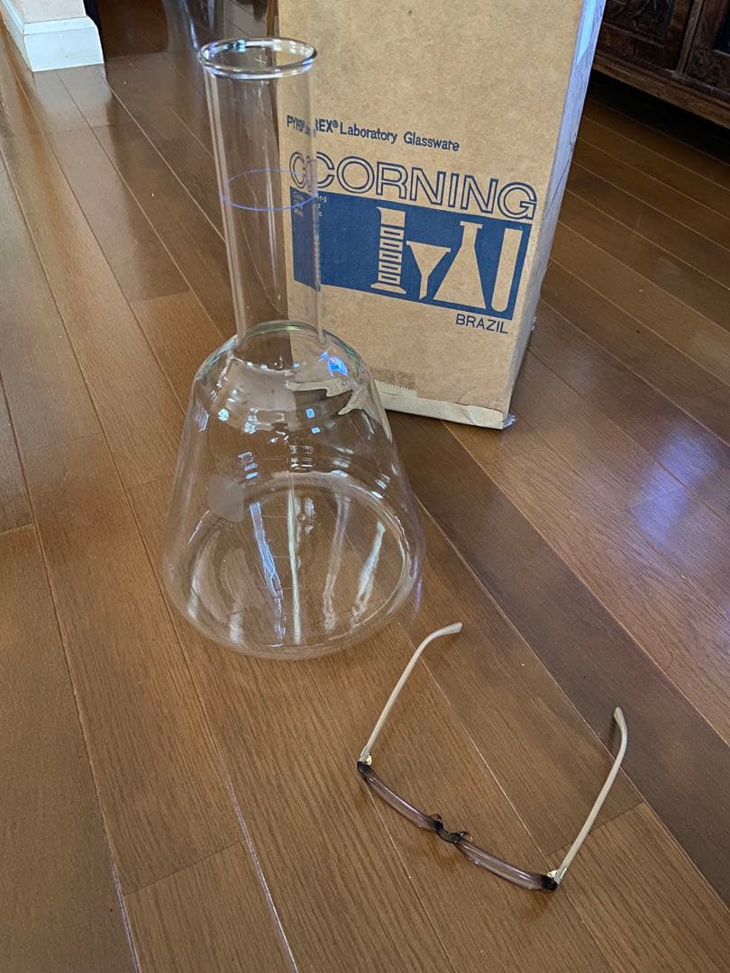 corning フラスコ　4000ml パイレックス