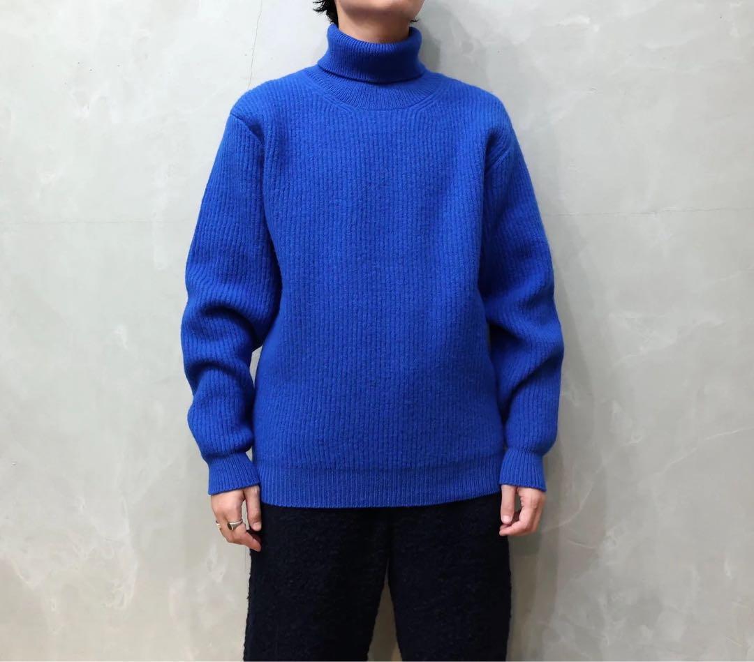 AURALEE ミルド フレンチ メリノリブタートルネックニット　オーラリー　4