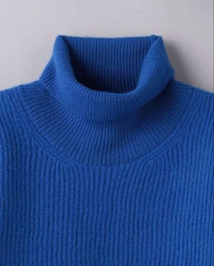 AURALEE ミルド フレンチ メリノリブタートルネックニット　オーラリー　4