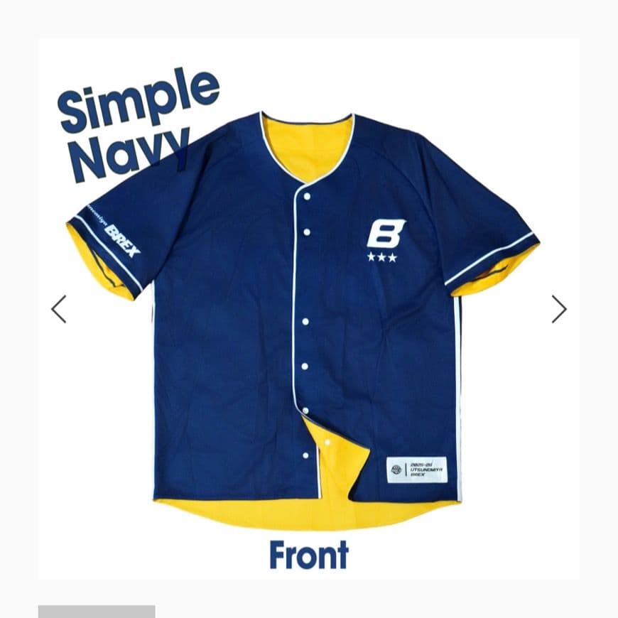 としあき【新品】2025-26 BREXリバーシブルベースボールシャツ