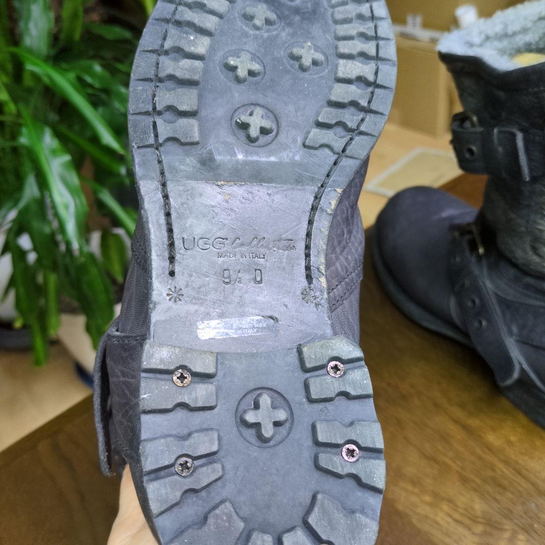 UGG コレクションナイジェルブラックブーツ91/2