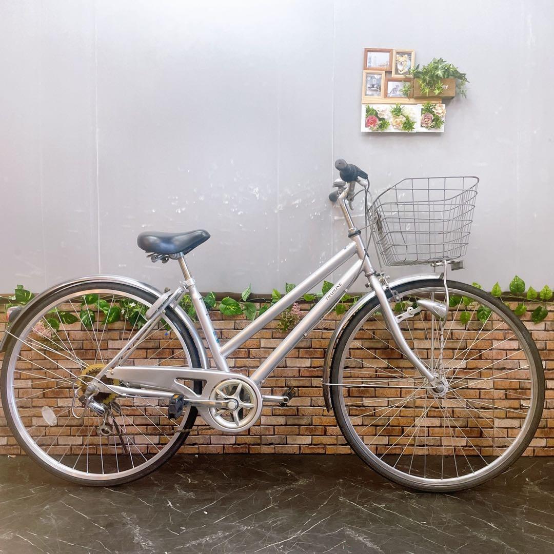 【13】一般車 シティー車 TRADLINE シルバー 27インチ