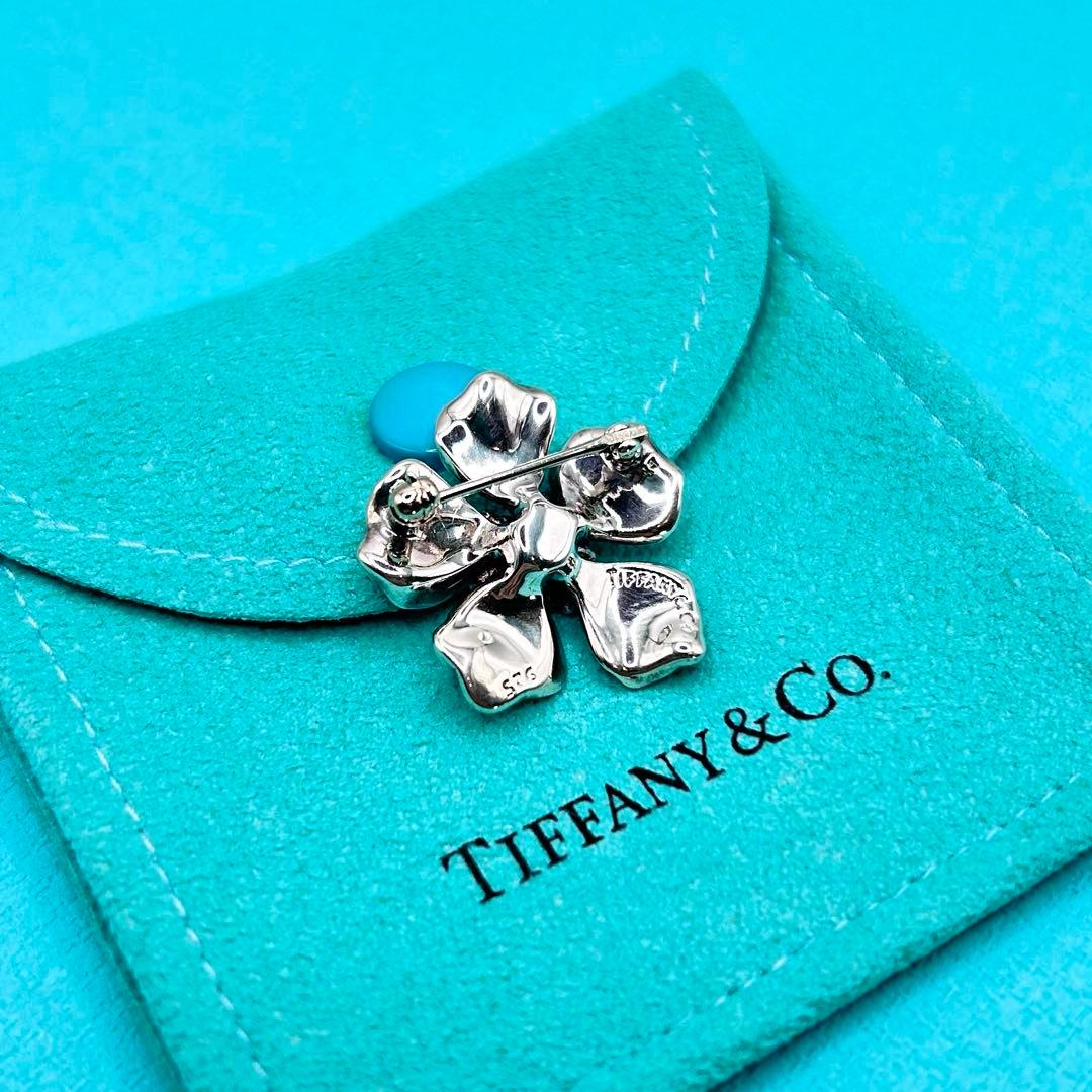 【極美品】ティファニー ブローチ フラワー シルバー 925