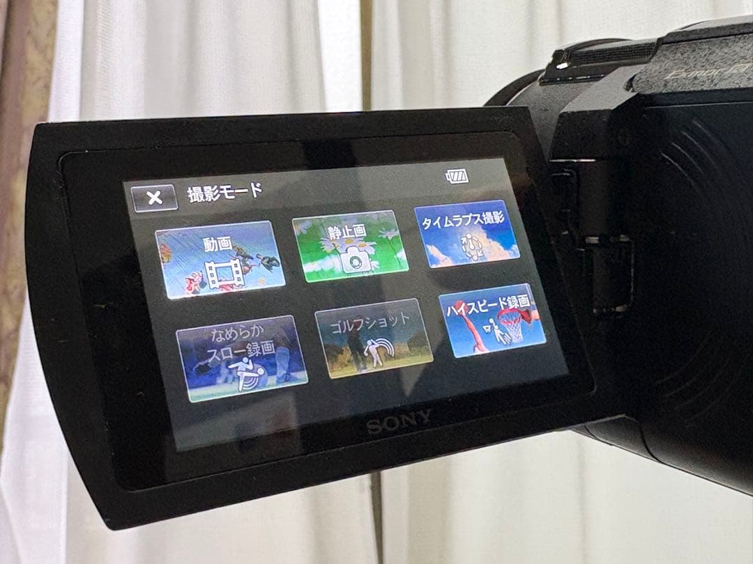 ネ*ロ様 【SONY】FDR-AX60 4K　ECM-GZ1M（ガンマイク）セッ