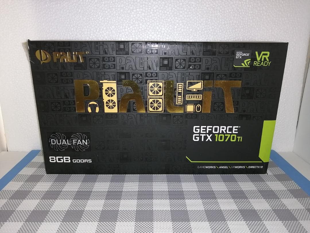 Palit GTX1070Ti 8GB DUAL GeForce　正常動作品