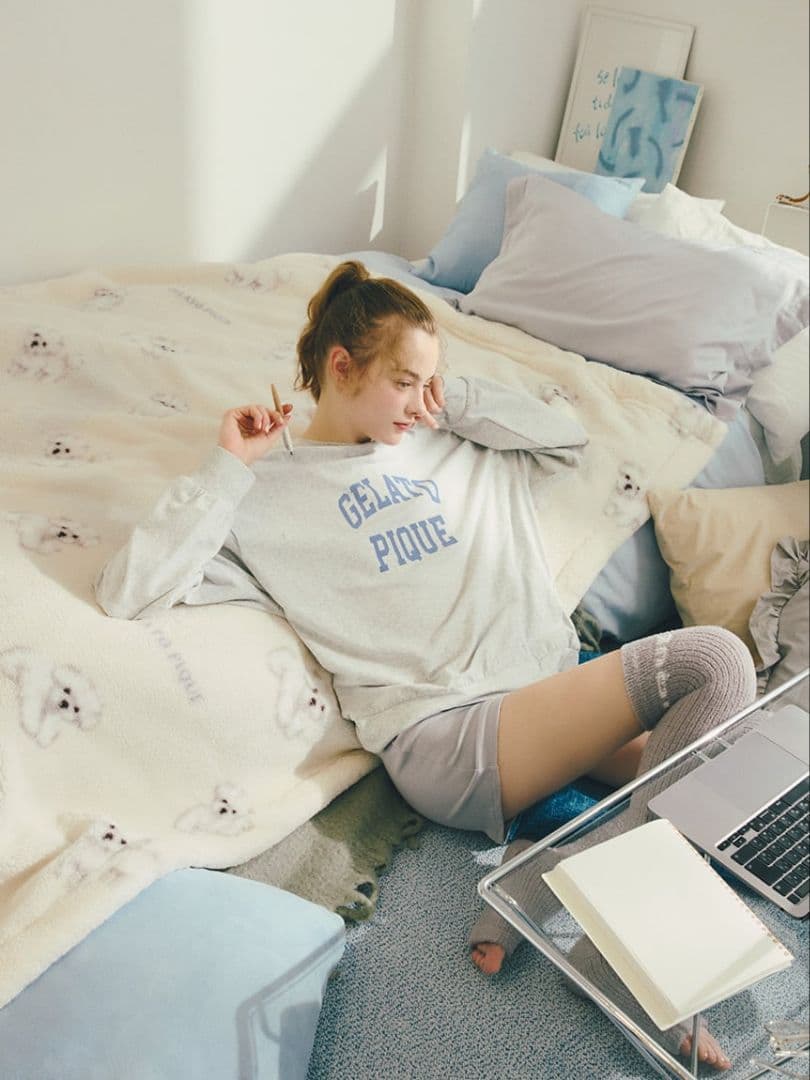 【完売】正規品♡新品未開封♡ジェラートピケ♡ドッグ柄プリント毛布♡マルチーズ