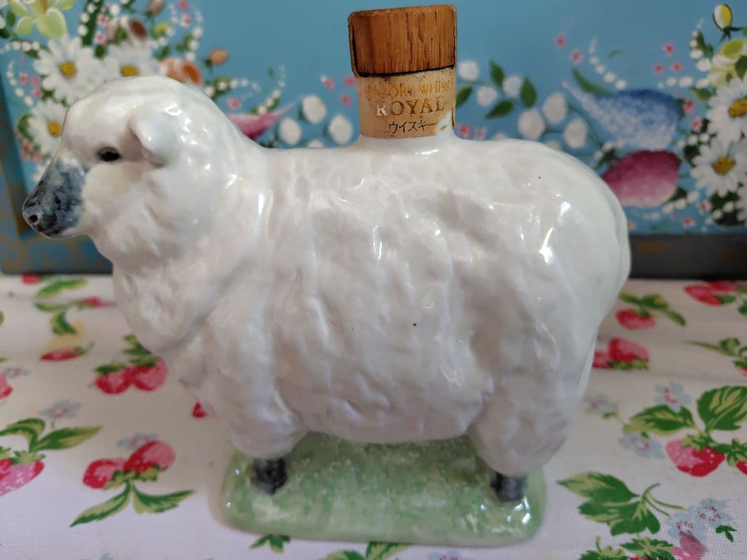 【未開栓】サントリー　1991 未　ひつじ　干支ボトル　陶器　ローヤル