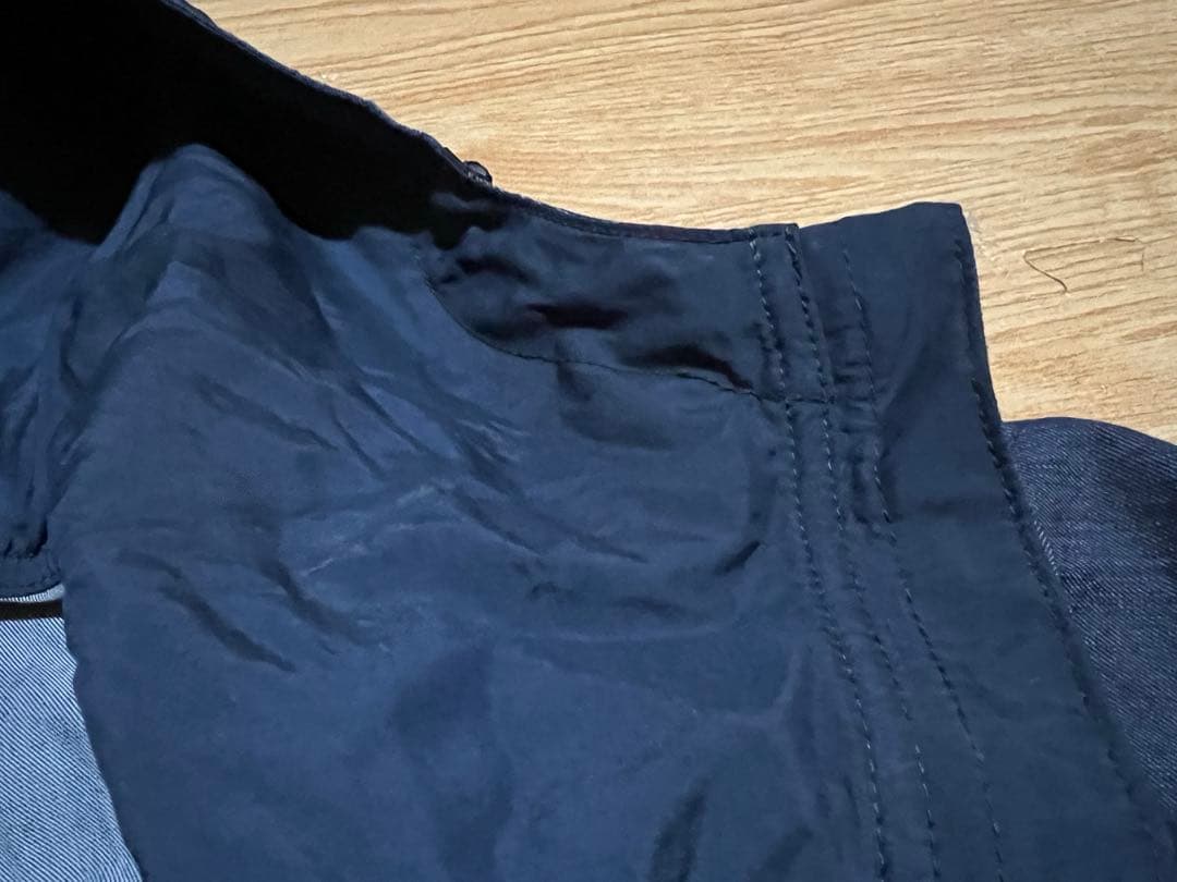 ノースフェイス　ナイロンデニムコンパクトジャケット　Lサイズ