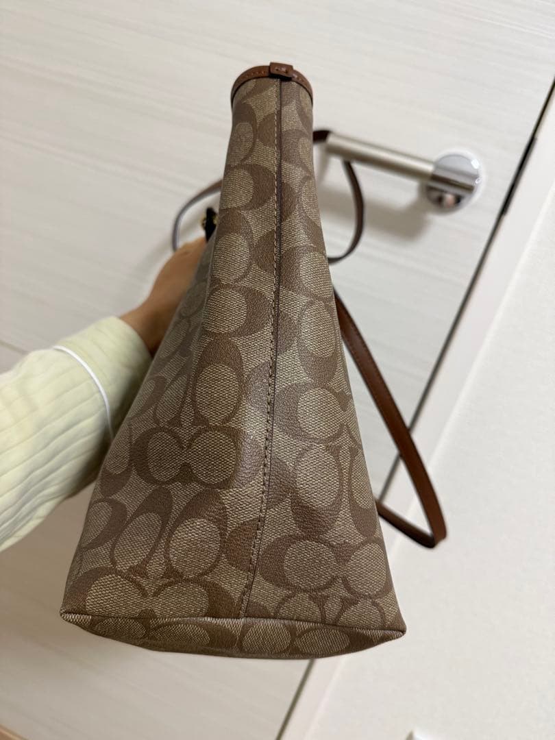 Coach ロゴプリント トートバッグ