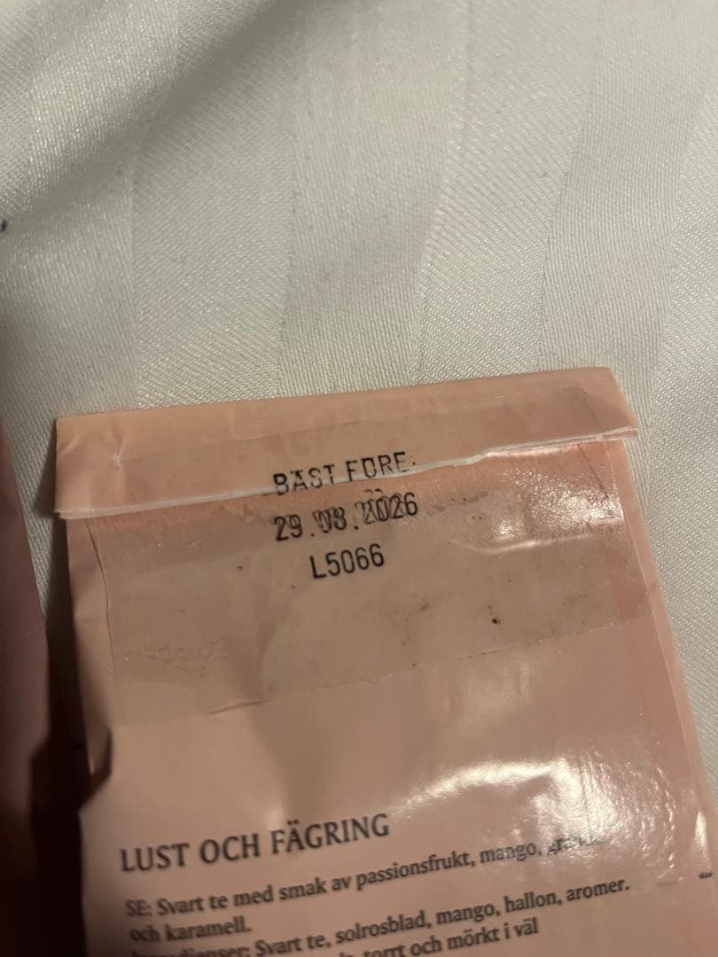 北欧紅茶 KOBBS 6種フルセット　スウェーデン老舗