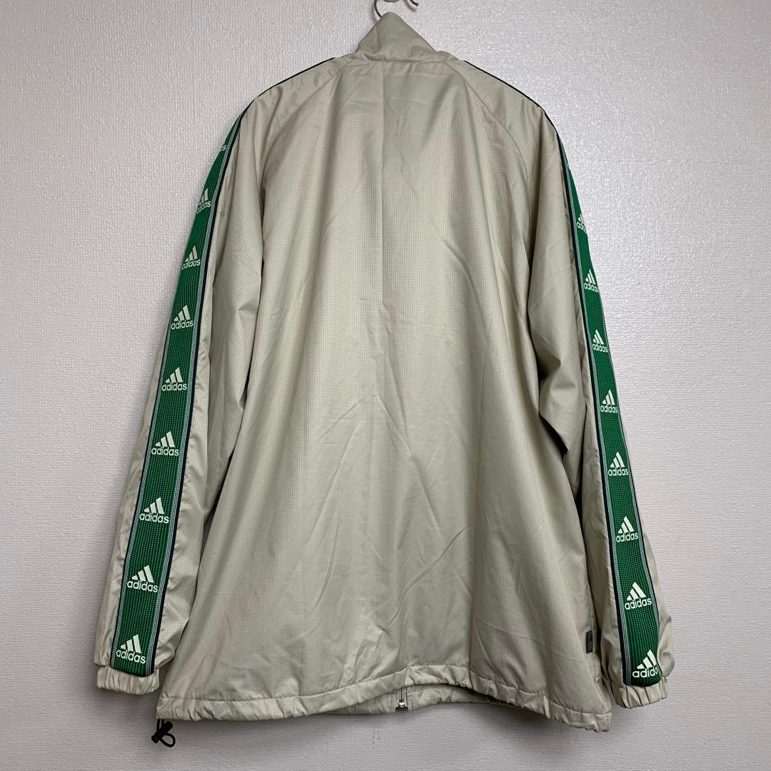 アディダス　ＬＬ　ウインドブレーカー　上下　セットアップ　ベージュ　サイドロゴ