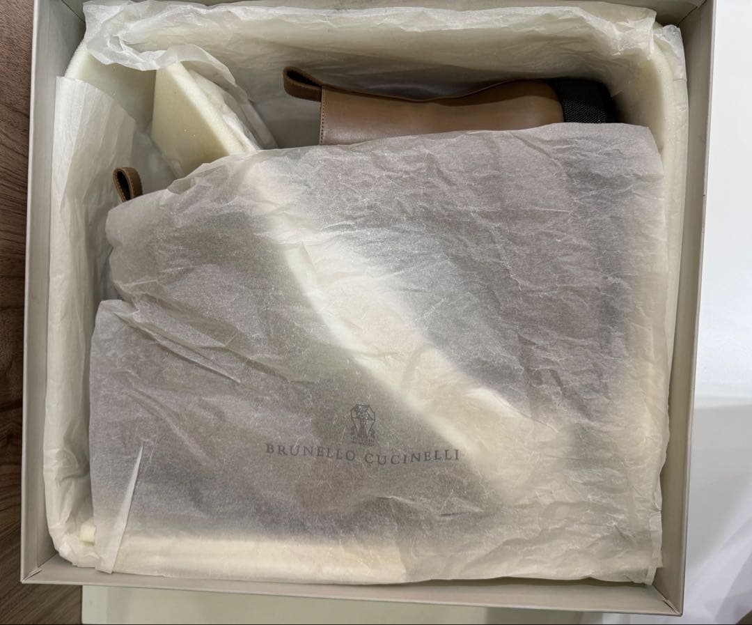 【美品】ブルネロクチネリ Brunello Cucinelli ブーツ レザー