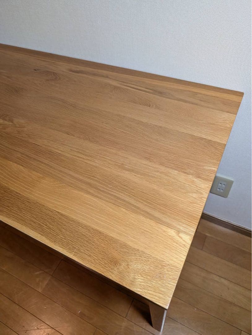 ■送料込■無印 MUJI 無垢材 木製デスク オーク材 事務デスク 学習机