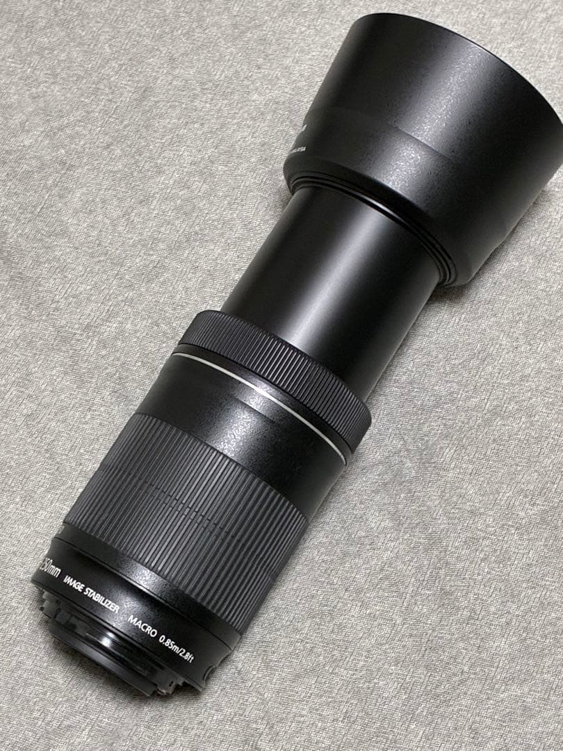⭐️美品⭐️Canon EF-S55-250mm IS STM フード付き望遠レンズ