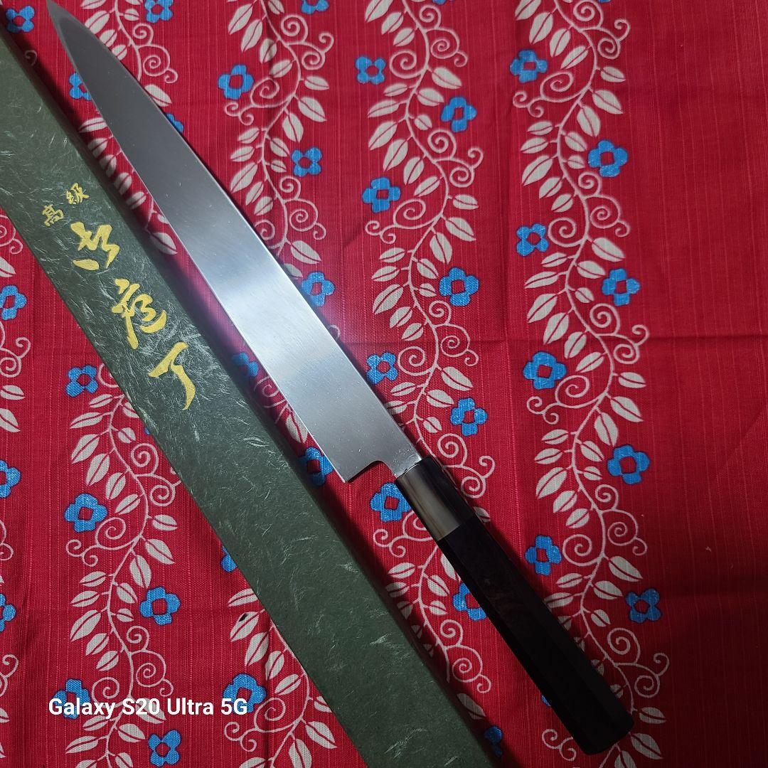 柳刃包丁　 刺身　粉末ハイス鋼(SRS13)レア　堺打刃物　尺寸30ｃｍ