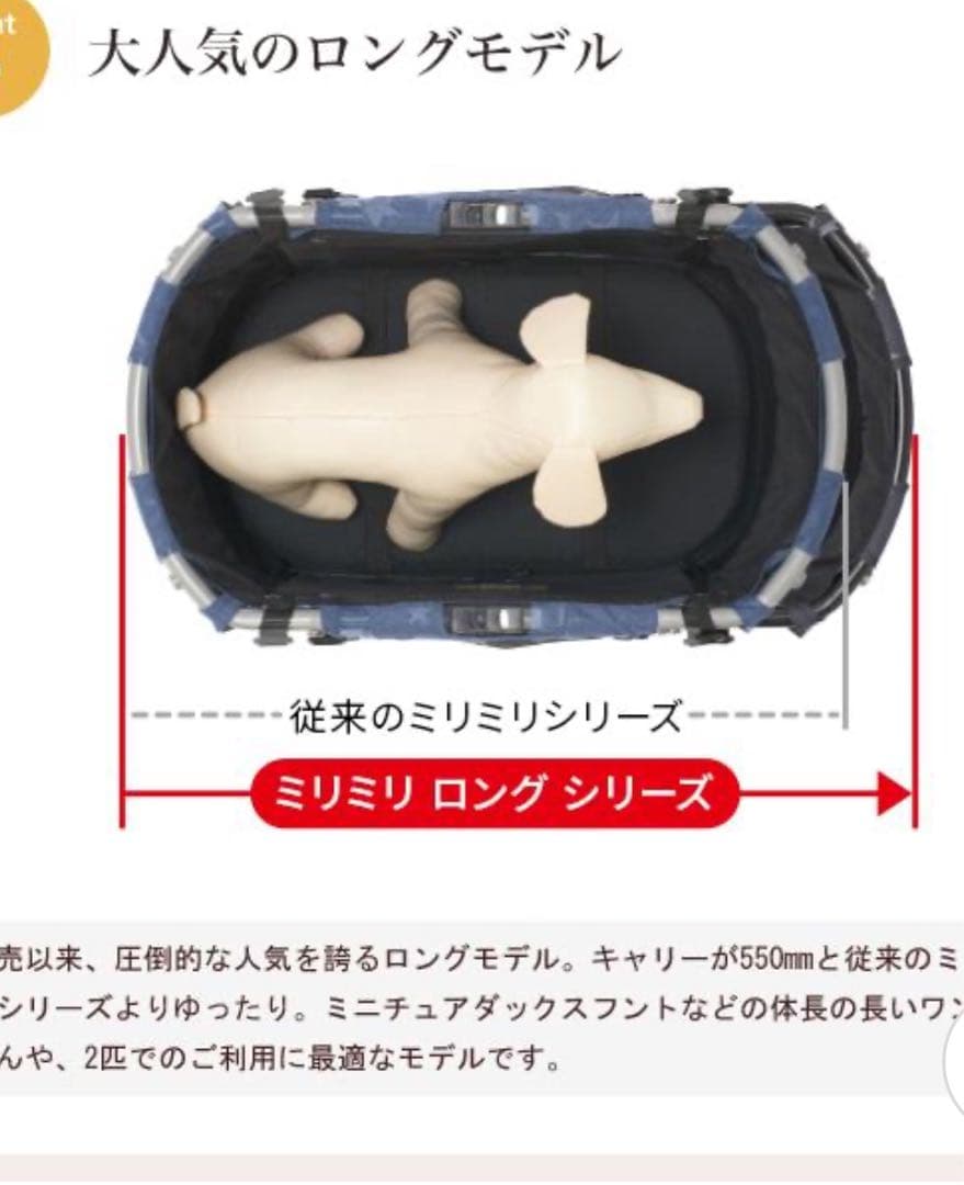 コムペット ミリミリ EG ロング D デニムブルー