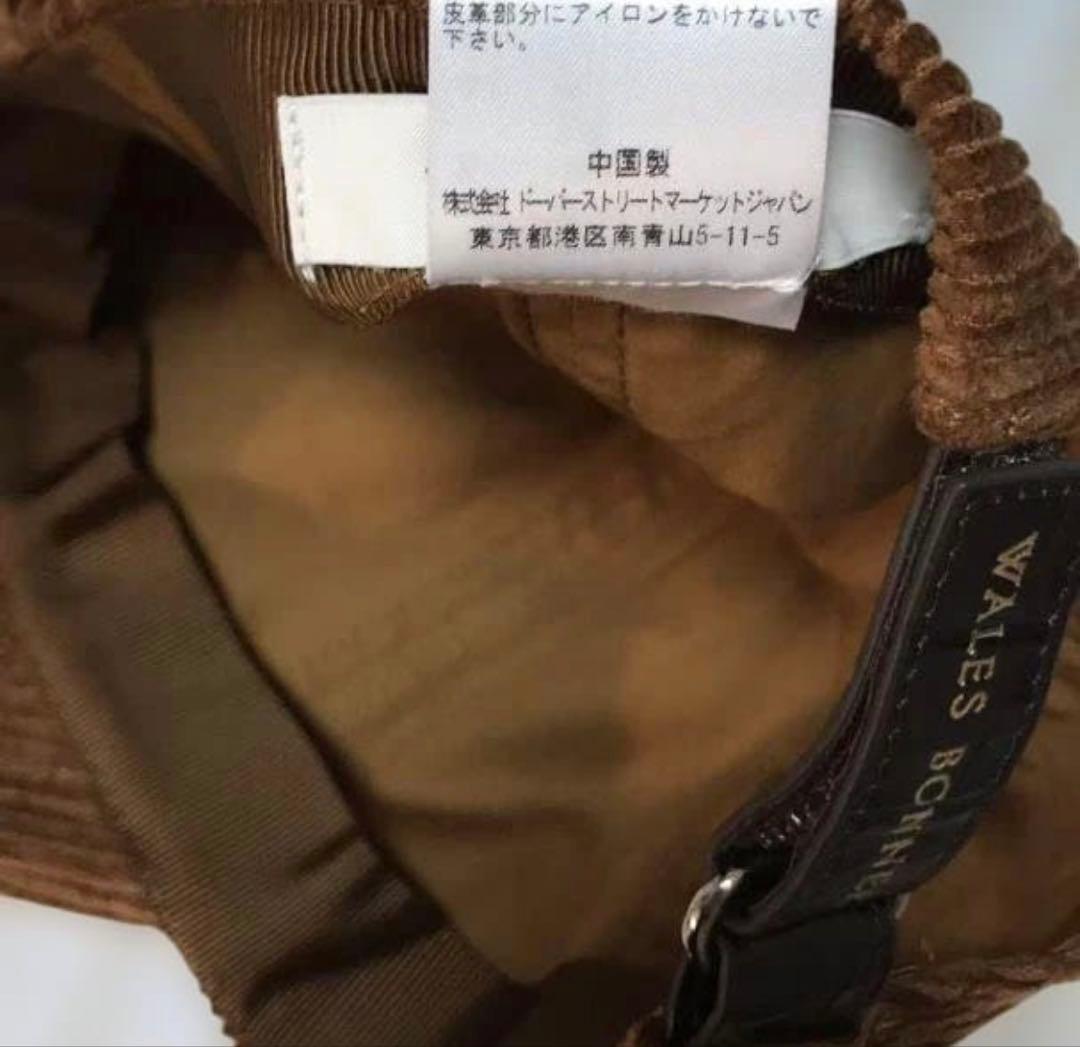 walesbonner　ベージュ コーデュロイキャップ GRACE