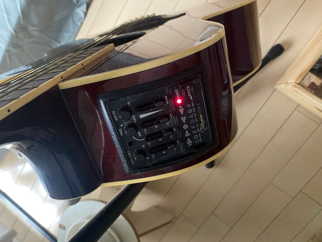 Takamine TDP500SP-WR エレアコ 純正ソフトケース付