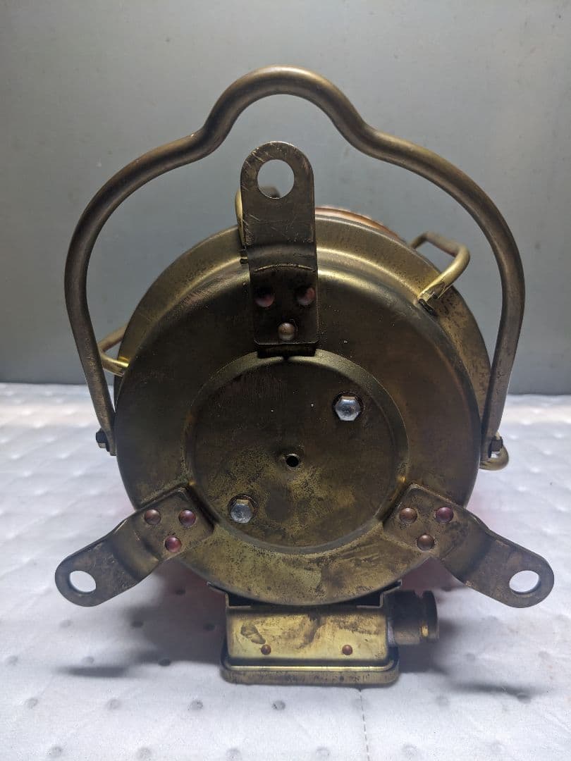 船尾燈　マリンランプ　船舶用照明　日本船燈株式会社　製造年昭和55年5月