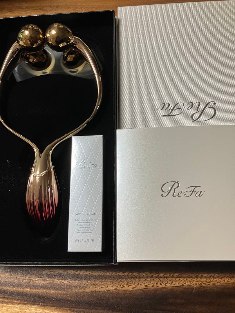 ReFa 美顔ローラー ゴールドダブルレイ