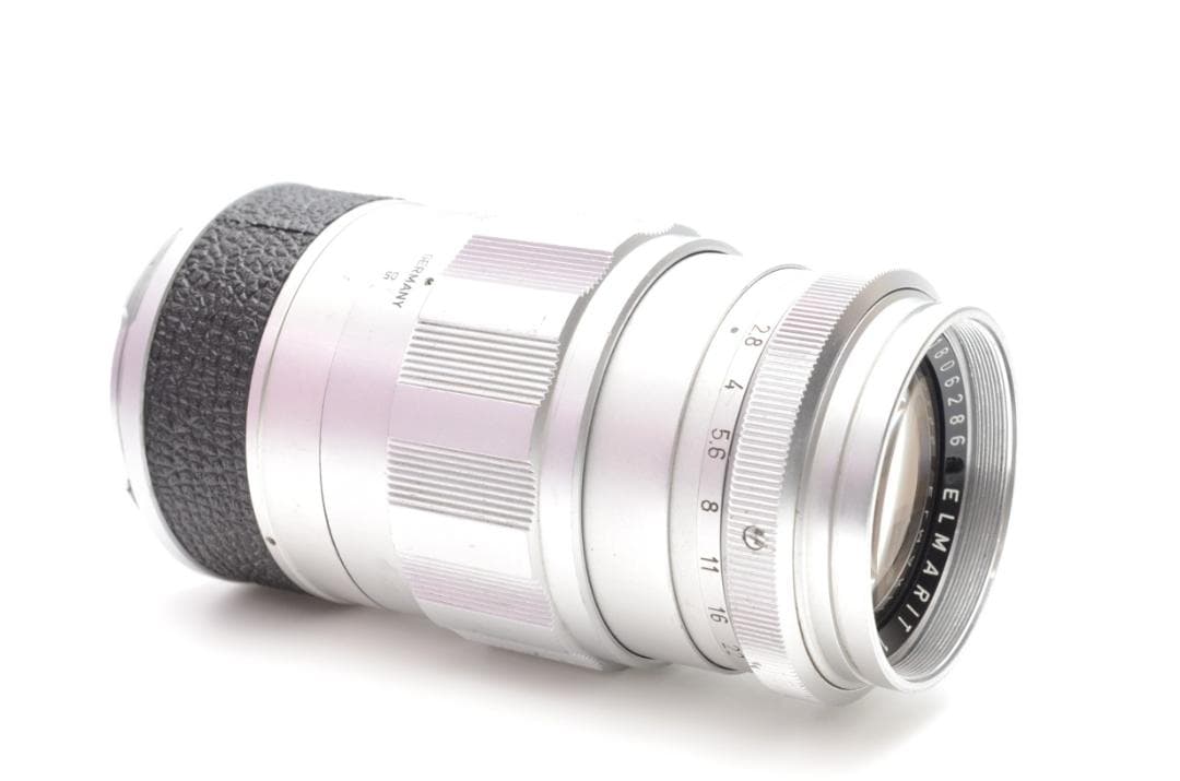 LEICA ELMARIT-M 90mm F2.8 シルバー フード付