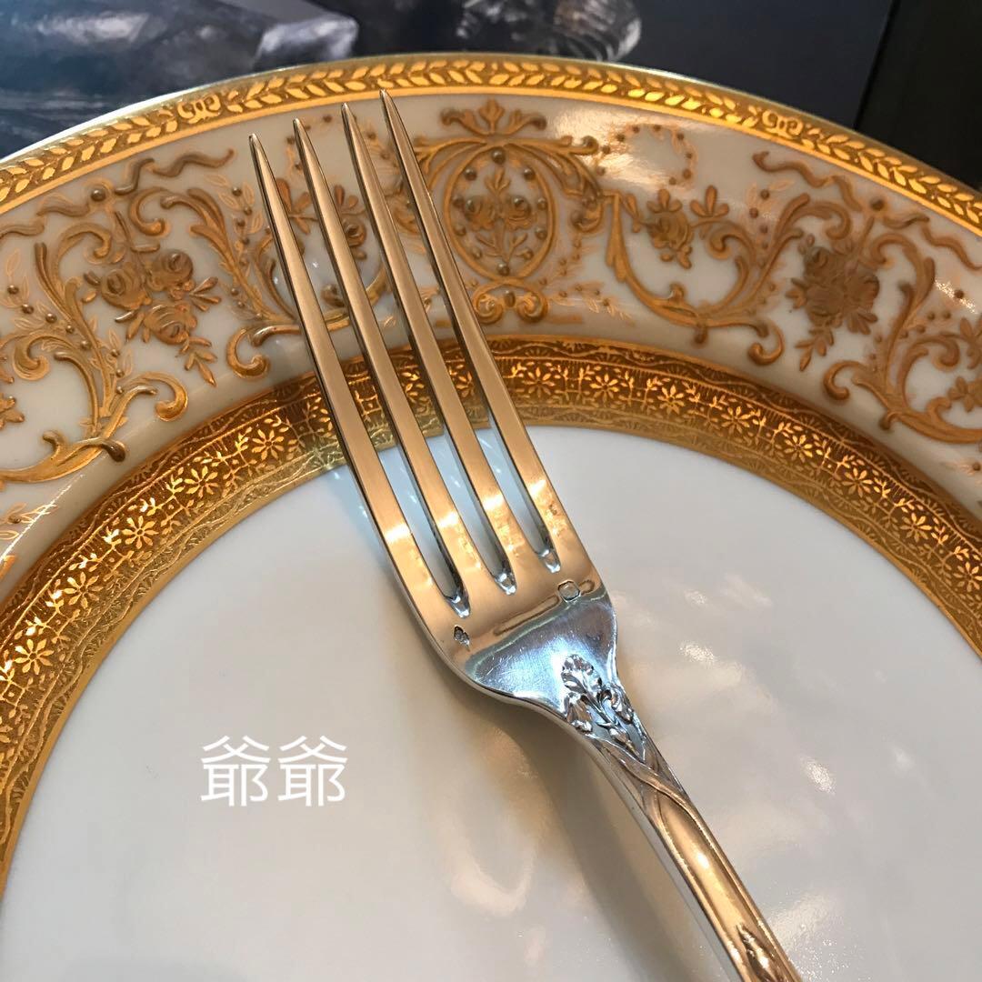 Puiforcat ピュイフォルカ／「アイリス」純銀製 フォーク１本