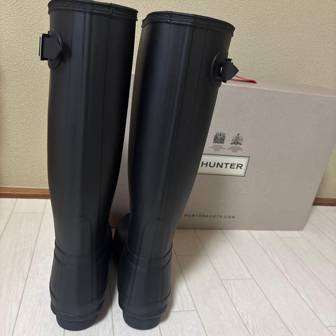 もちもち☺︎ 新品未使用♡HUNTER ブラック 長靴
