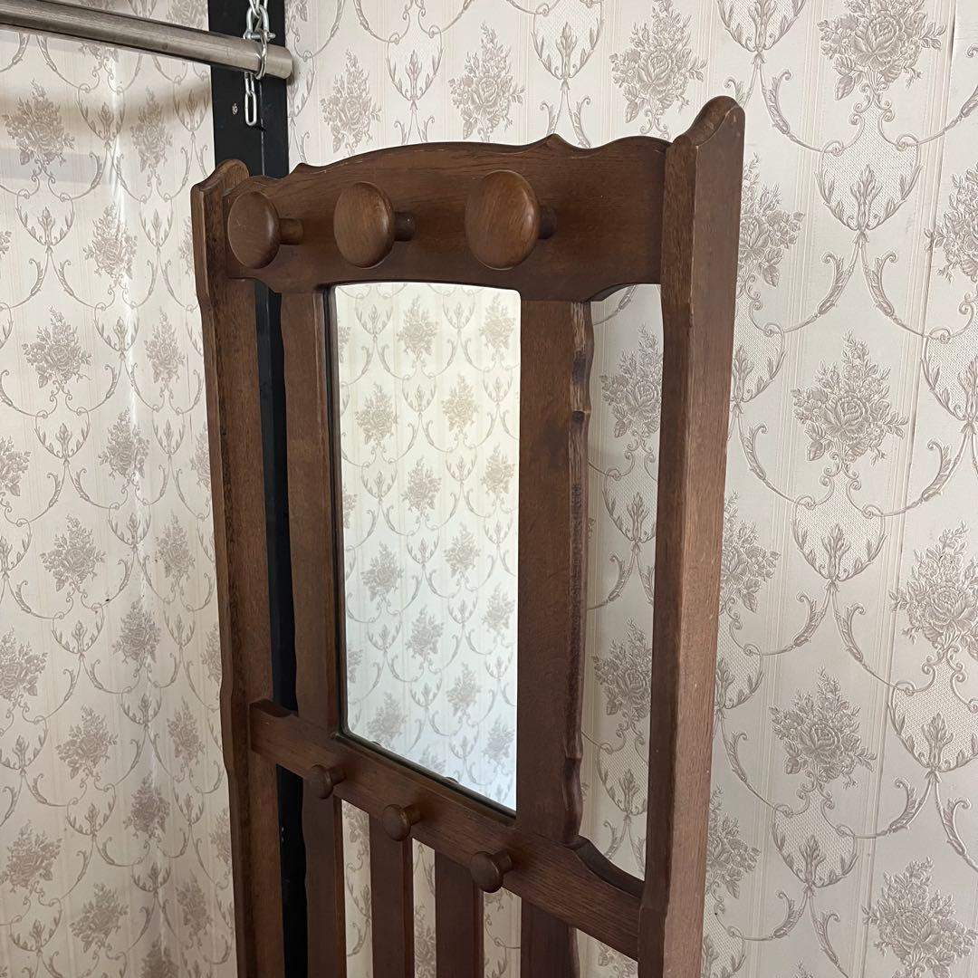 【アンティーク】昭和レトロ オールドカリモク 傘立て アンブレラスタンド 古道具