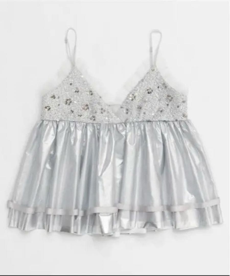 【希空ちゃん着用】シャイニングティアードキャミチュニック メゾンスペシャル