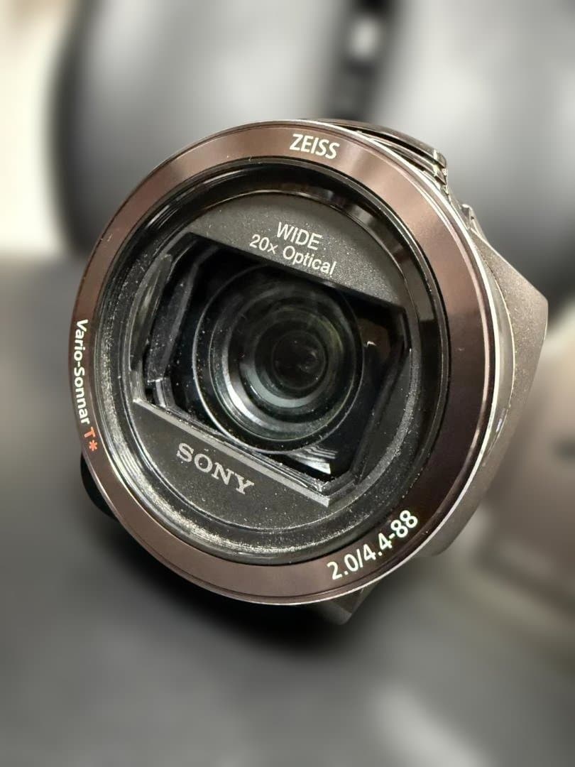 美品 SONY FDR-AX45 4K ビデオカメラ 本体 予備バッテリー2個
