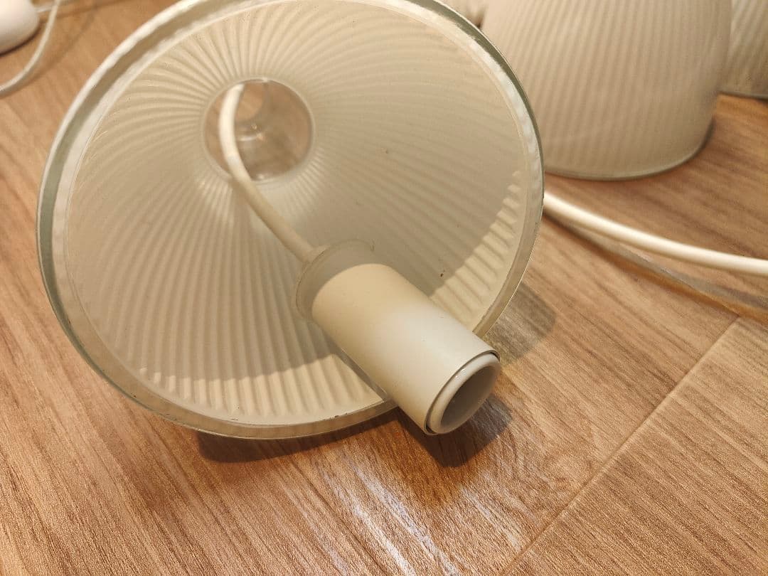 Panasonic ガラス ペンダントライト HED1245E 3個セット 照明