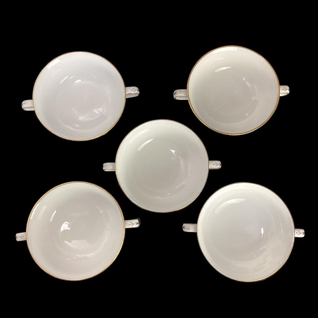 ★激レア★ロイヤルクラウンダービー アジアンローズ スープカップ＆ソーサー 5客