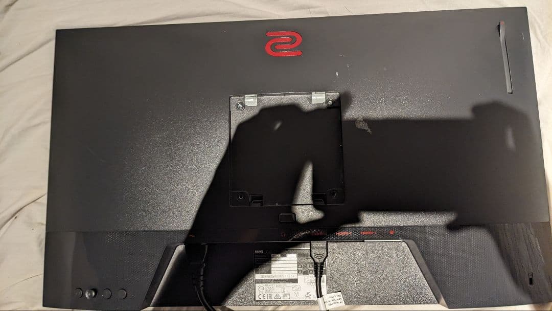 S*D様 ジャンク-ZOWIE 27インチ 240Hz モニター 本体　台など付