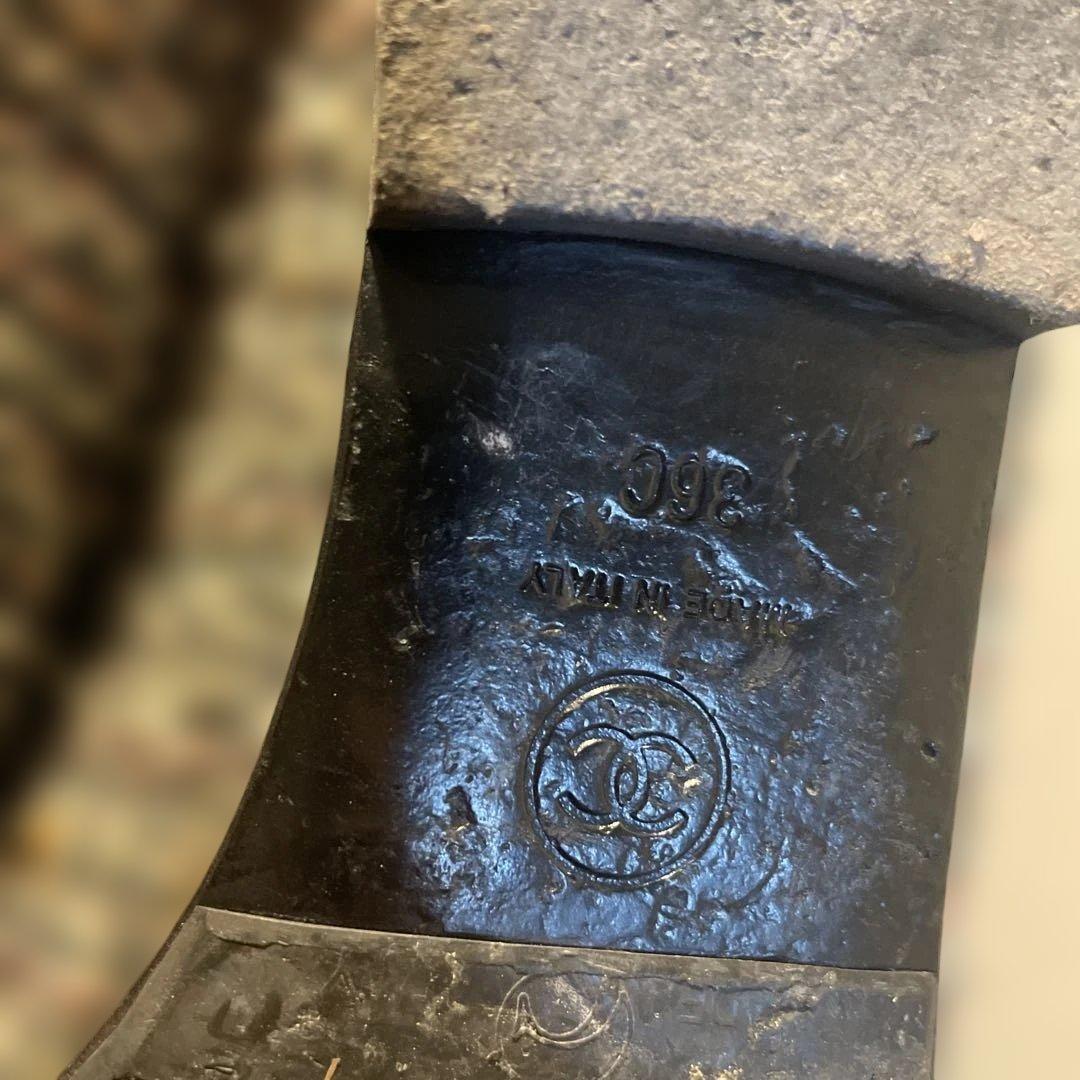 CHANEL バレリーナ　ツイード