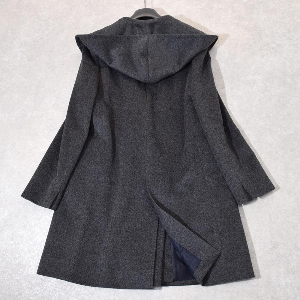 23区 × Loro Piana ロロピアーナ ウール フーデッドコート 38