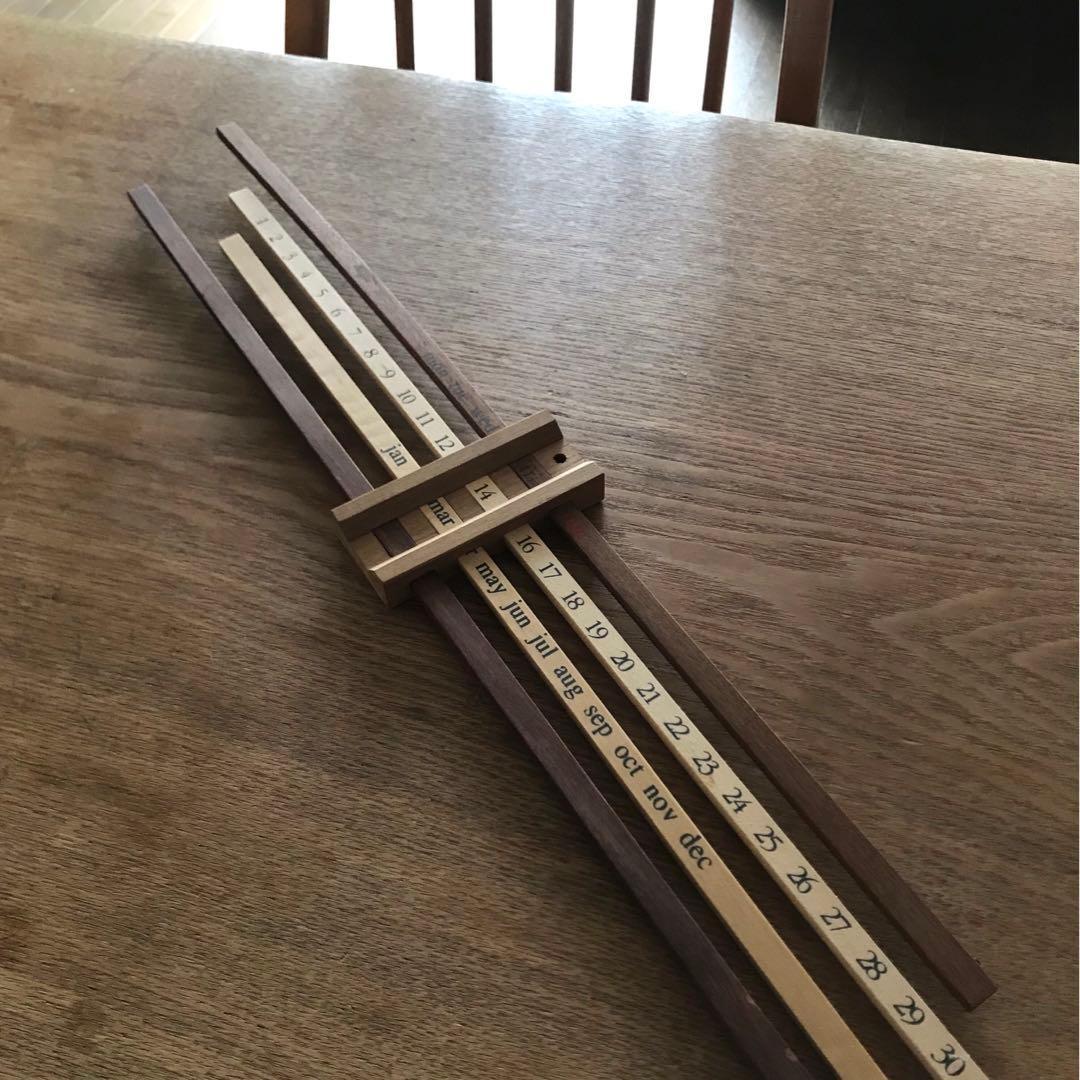 DANESE ダネーゼ 木製万年カレンダー Calendario Bilanci