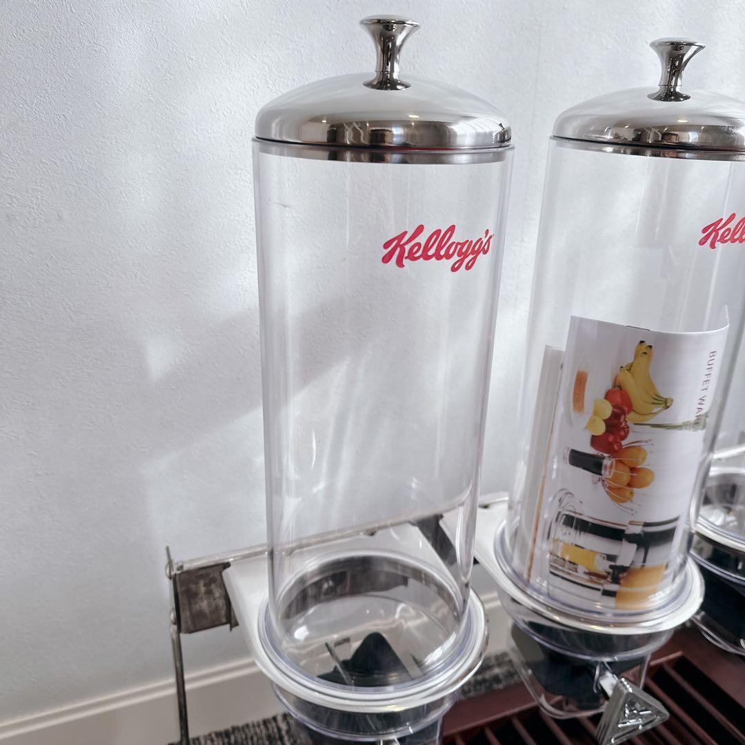 未使用品 SUNNEX シリアルディスペンサー Kellogg's 3容器