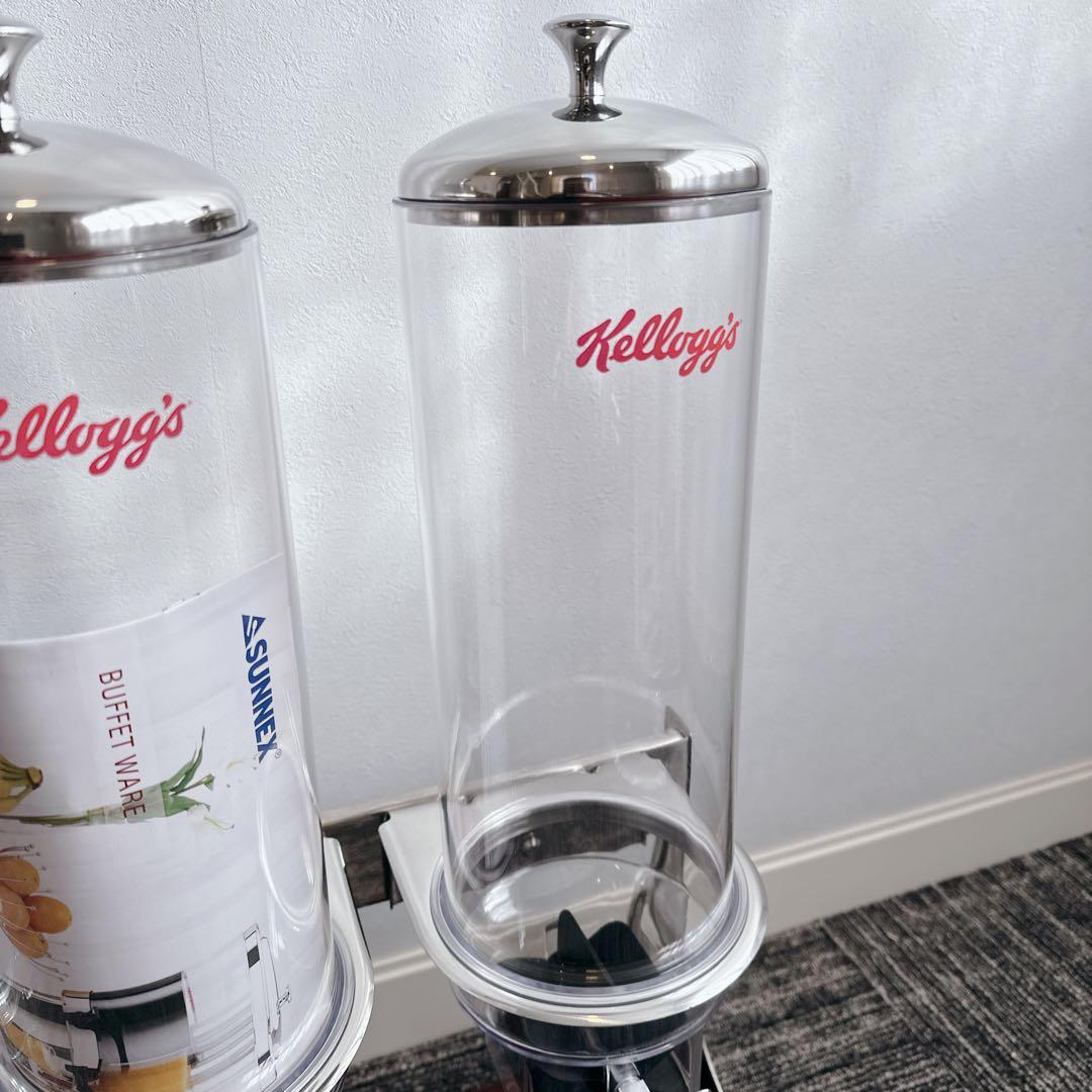 未使用品 SUNNEX シリアルディスペンサー Kellogg's 3容器