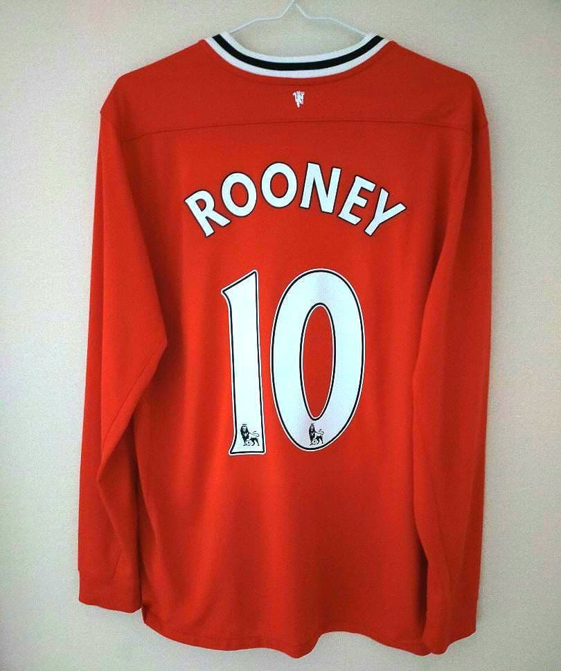 【激レア】マンU ルーニー 11/12 長袖ユニフォーム XLサイズ