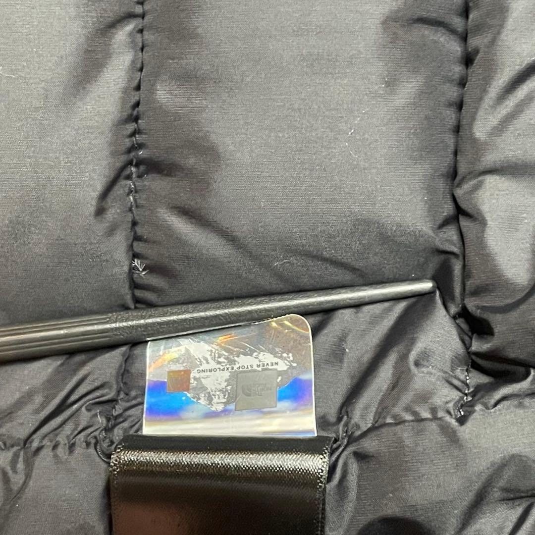 THE NORTH FACE ダウンジャケット フード　パーカー　Mサイズ　黒系