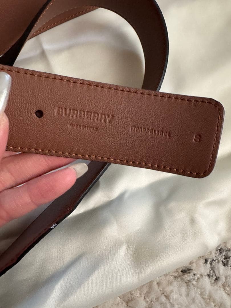 Burberry バーバリー　ロゴベルト　リバーシブル