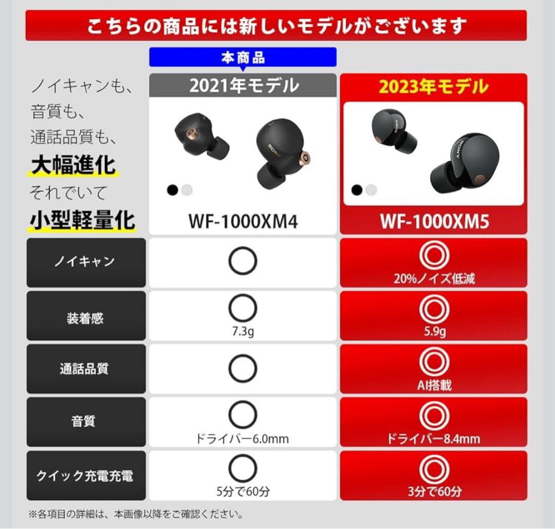 【備品完備】SONY WF-1000XM4 ブラック ノイキャン ハイレゾ対応