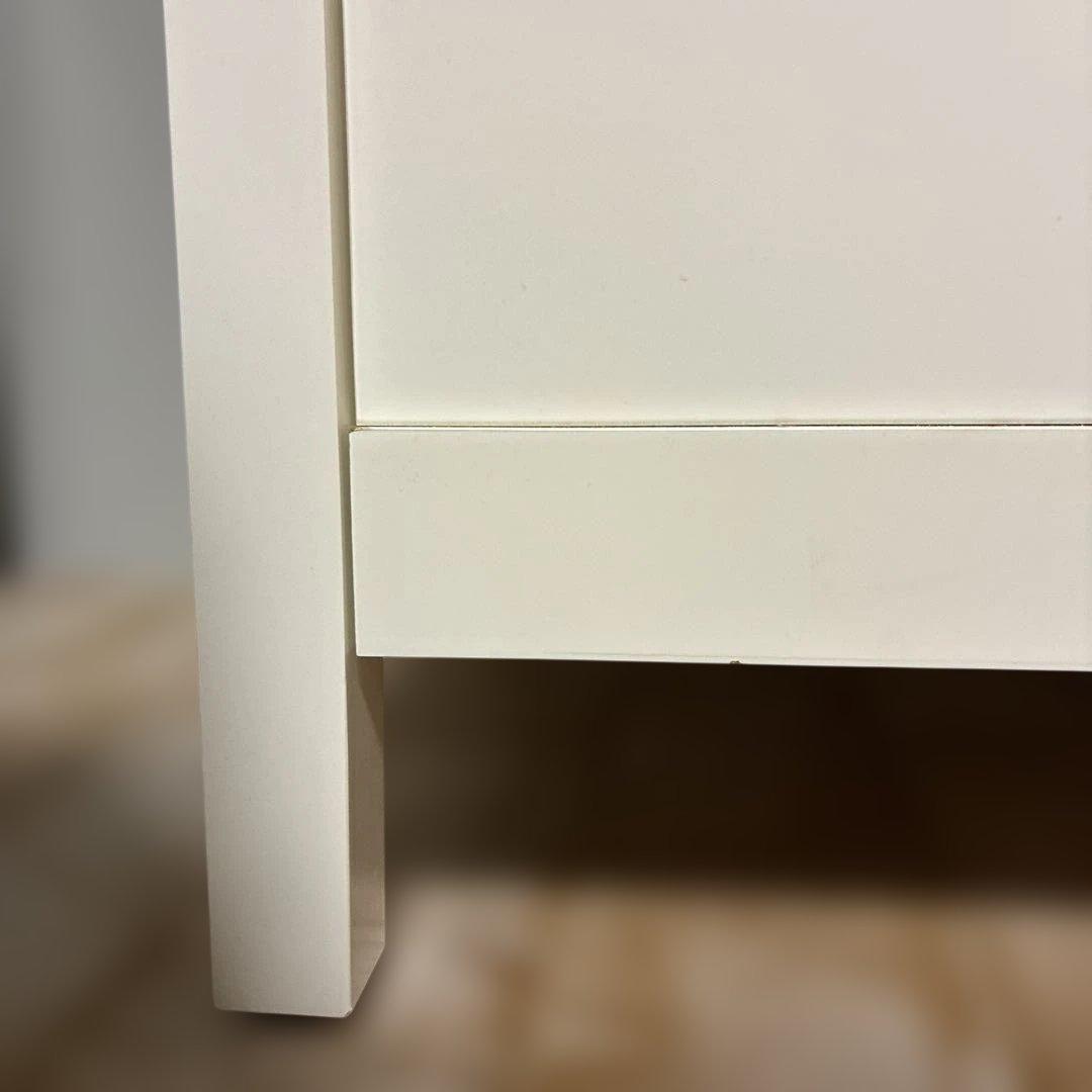 【値下げ】IKEA 木製ラック 引き出し付き ホワイト