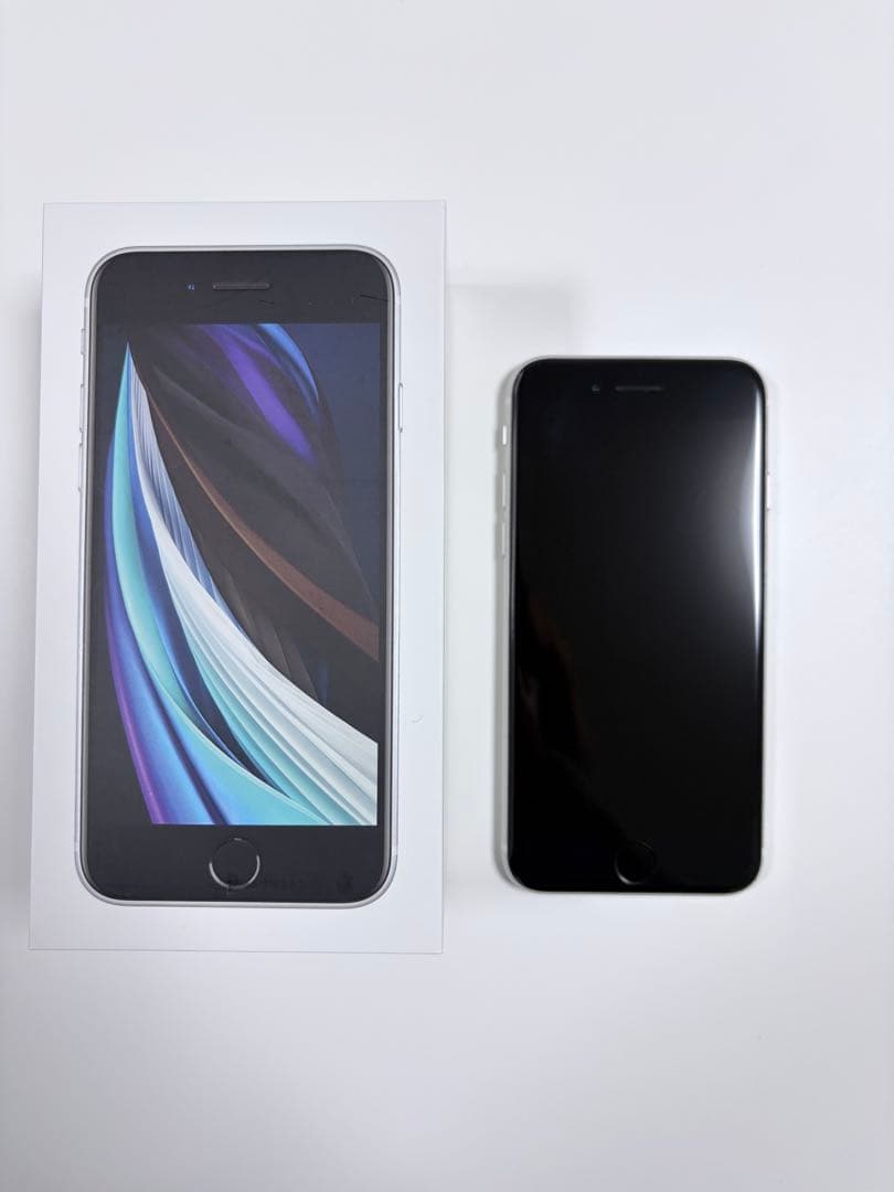 iPhone SE (第2世代) ホワイト 本体+ 付属品 （箱 含む）