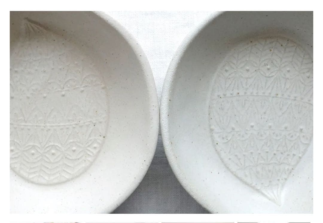 よしざわ窯　新品＊廃盤レアくまめばち白鳥スープ小鉢各3枚6枚セット　益子焼