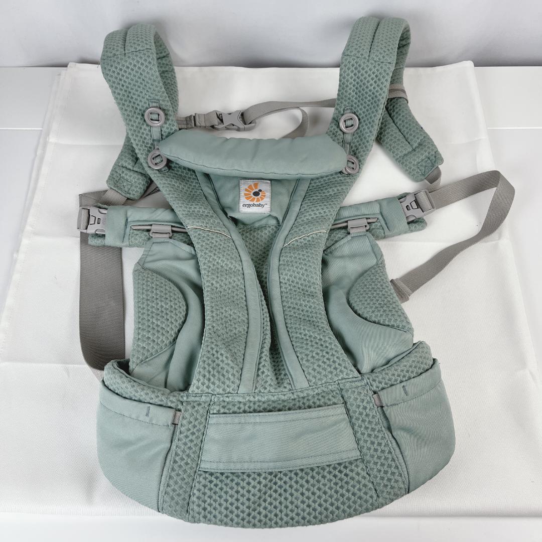 希少☘️　廃盤カラ―　エルゴベビー　オムニブリーズ　ミントグリーン