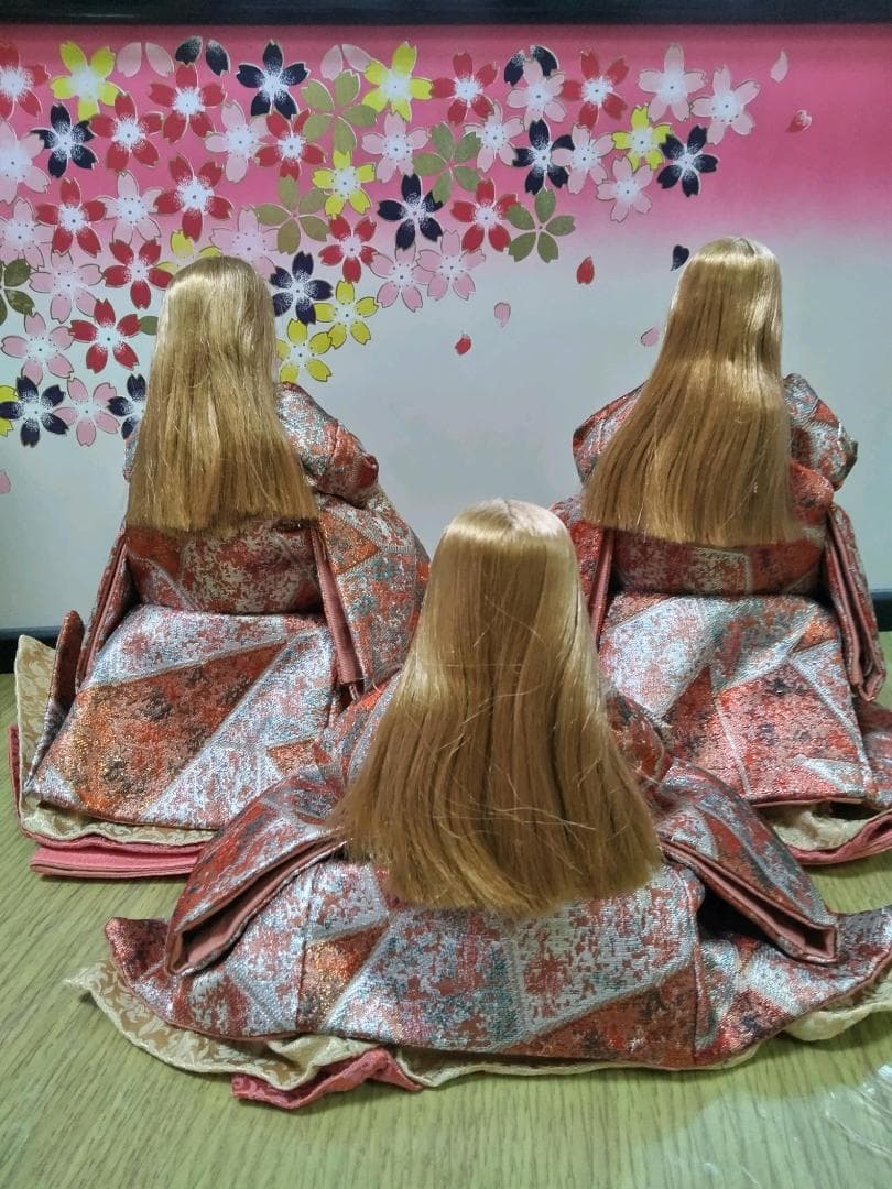 雛人形　リカちゃん　三人官女　リメイク品 　④